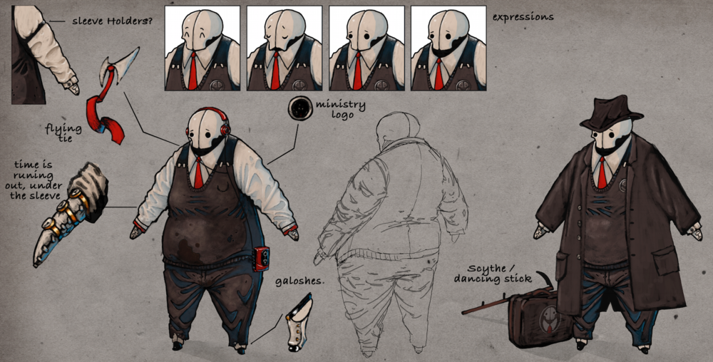 Character design of the Felix character